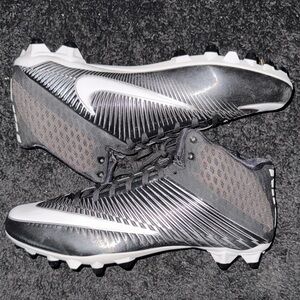 New Nike Vapor Speed 2 3/4 TD CF white/black football cleats. Sz.14M. No box